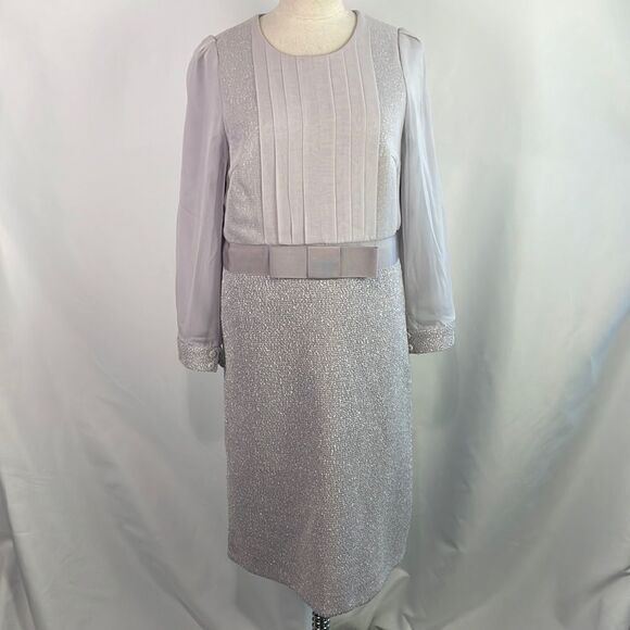 Stogova lilac dress with bow front